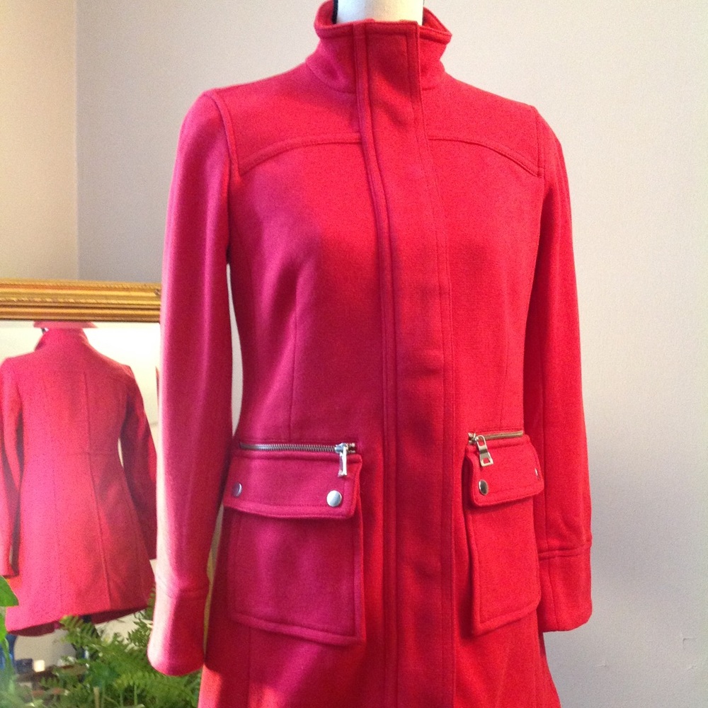 INC Sprig/ Fall Coat_in Red_size P2_NWT - Picture 6 of 11